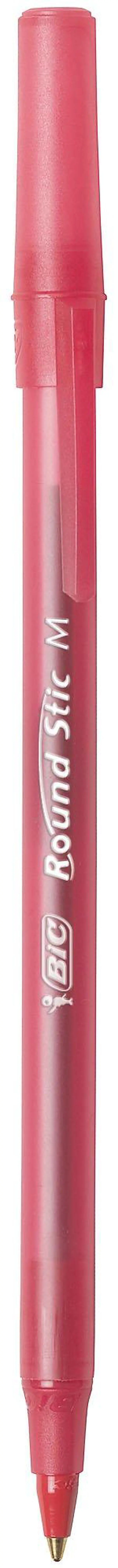 Alt view image 2 of 7 - Round Stic Xtra Life Red Ballpoint Pens, Medium Point (1.0mm), 36-Count Pack of Bulk Pens, Flexible Round Barrel for Writing Comfort, No. 1 Selling Ballpoint Pens