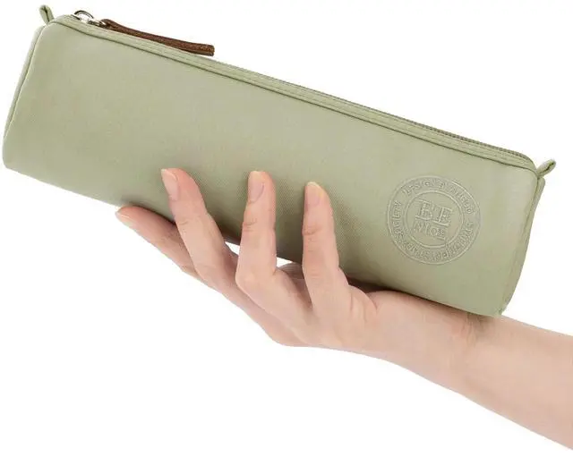 Main image of Small Pencil Case Pencil Pouch Stationery Pen Bag Office Supplies for Girls Women-Green