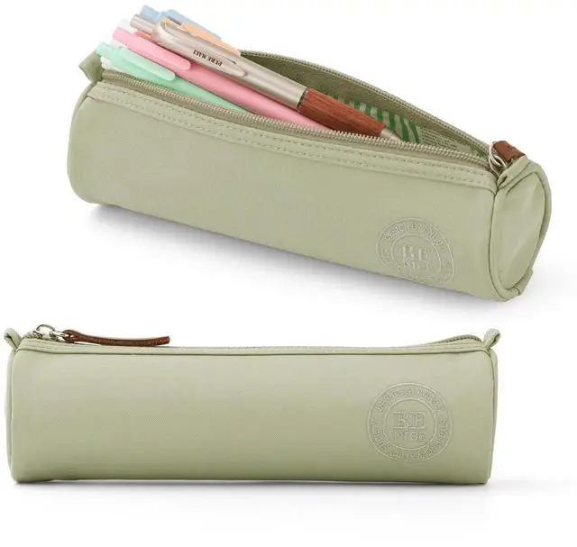 Alt view image 6 of 6 - Small Pencil Case Pencil Pouch Stationery Pen Bag Office Supplies for Girls Women-Green