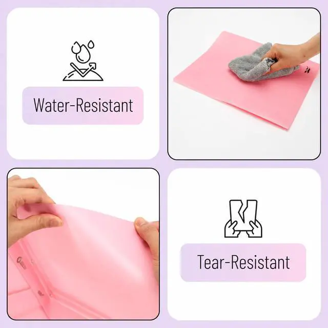 Alt view image 3 of 5 - Plastic Folders with Pockets and Prongs, 5 Pack, Letter Size