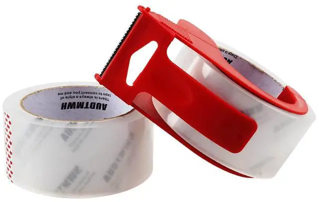 Main image of Packing Tape with Dispenser, 1.88" x 48 Yds, 2 Rolls w/1 Dispenser