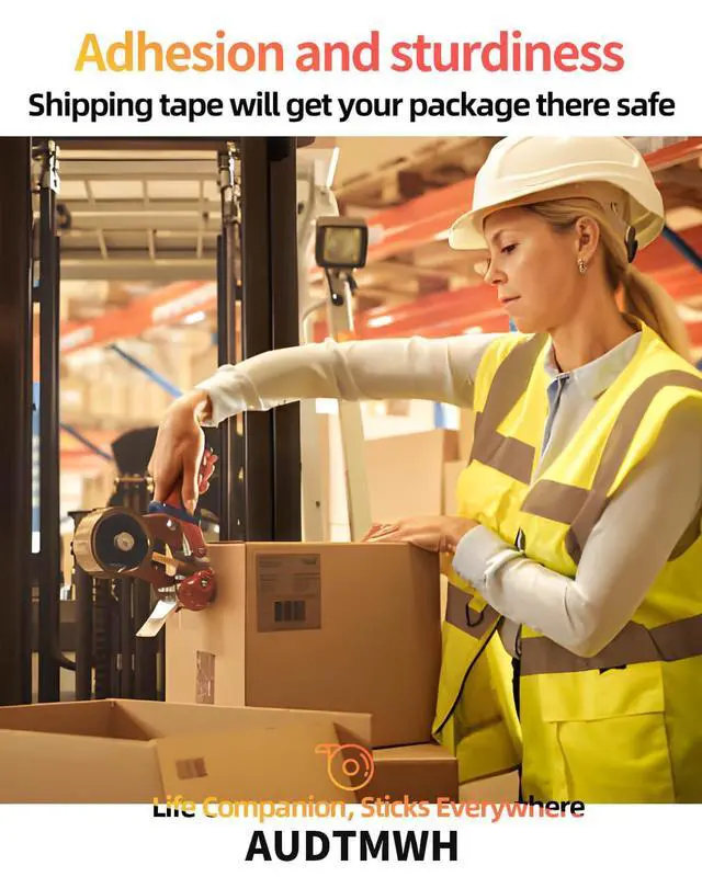 Alt view image 5 of 7 - Packing Tape with Dispenser, 1.88" x 48 Yds, 2 Rolls w/1 Dispenser
