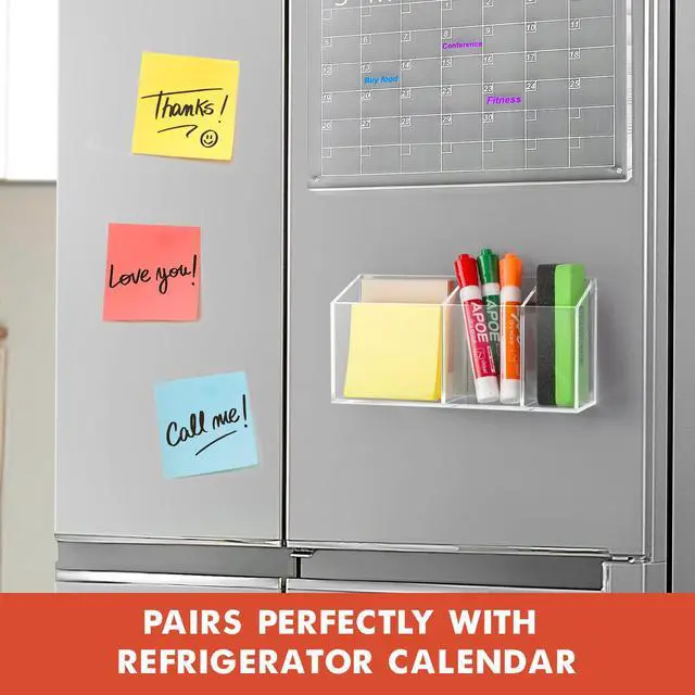 Alt view image 6 of 7 - Magnetic Dry Erase Marker Holder for Whiteboard, Fridge, Classroom