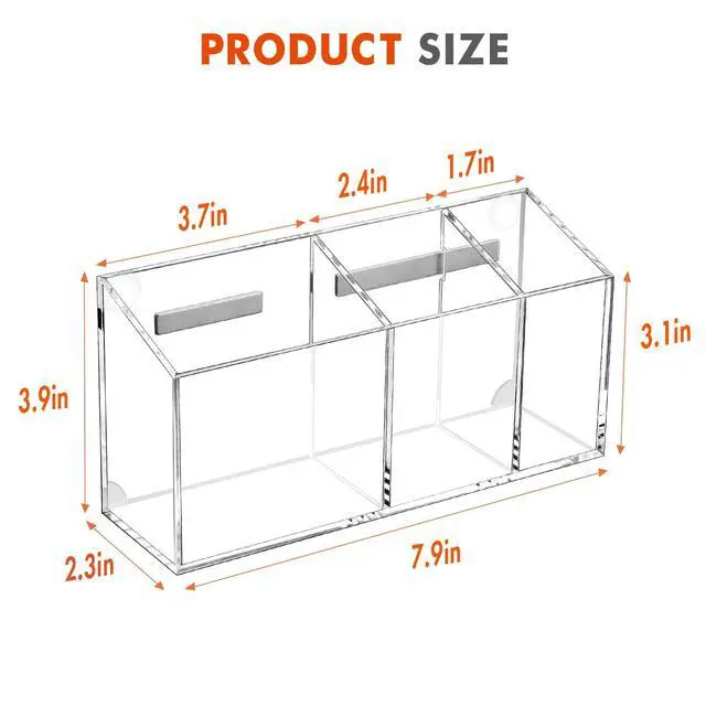 Alt view image 7 of 7 - Magnetic Dry Erase Marker Holder for Whiteboard, Fridge, Classroom