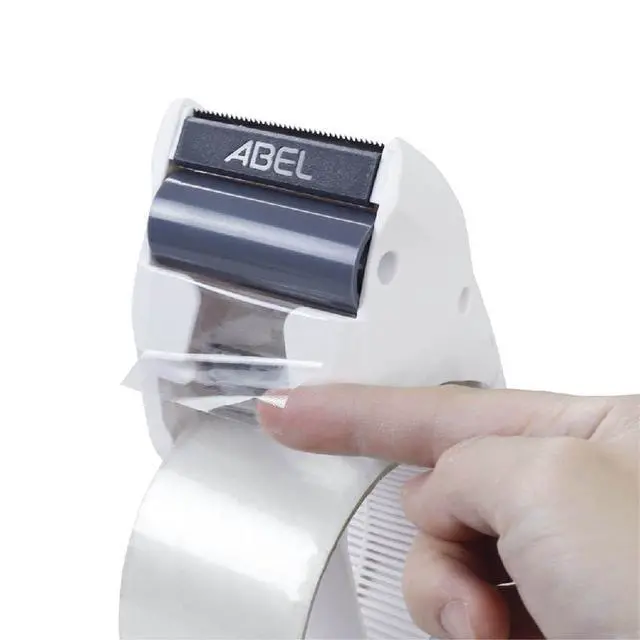 Alt view image 2 of 6 - EVO Packing Tape Dispenser, White, 2 Inch Wide Ergonomic Tape Gun for Packing Boxes, Shipping Moving Mailing Box Sealing Carton Packaging, Lightweight Hand-held Heavy Duty Tape Cutter