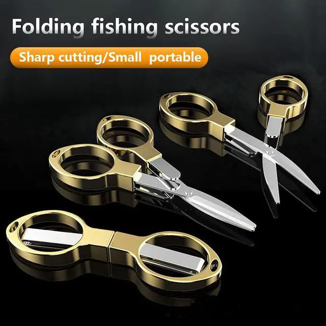 Alt view image 3 of 7 - Folding Scissors, TSA Travel Scissors, Stainless Steel Mini Scissors