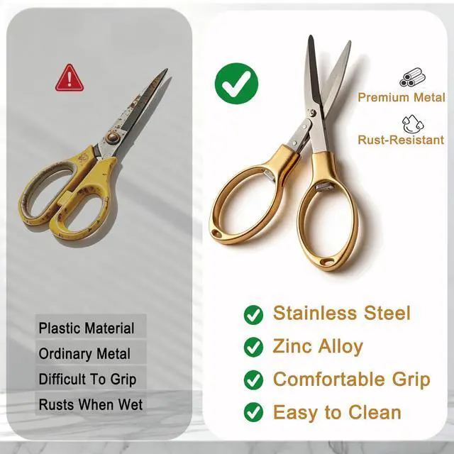 Alt view image 6 of 7 - Folding Scissors, TSA Travel Scissors, Stainless Steel Mini Scissors