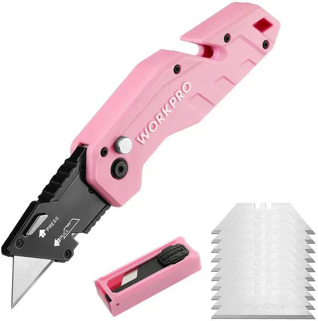 Main image of Folding Utility Knife, Quick Change Box Cutter