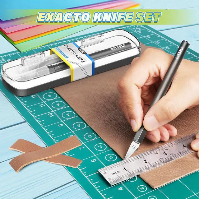 Alt view image 4 of 6 - Exacto Knife 12 Pcs Exacto Knife Set with Case for Crafting