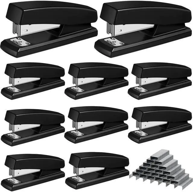 Main image of 10 Pcs Stapler for Desk Office Staplers Bulk with 6000 Staples 25 Sheet Capacity for School Office