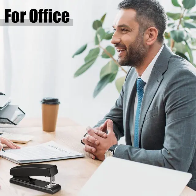 Alt view image 6 of 6 - 10 Pcs Stapler for Desk Office Staplers Bulk with 6000 Staples 25 Sheet Capacity for School Office