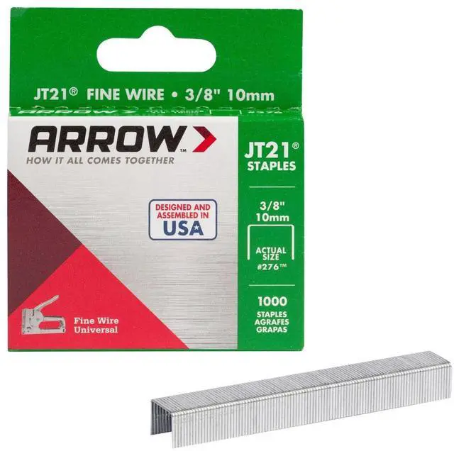 Main image of 276 JT21 Thin Wire Staples for Staple Guns and Staplers, 1000 Count