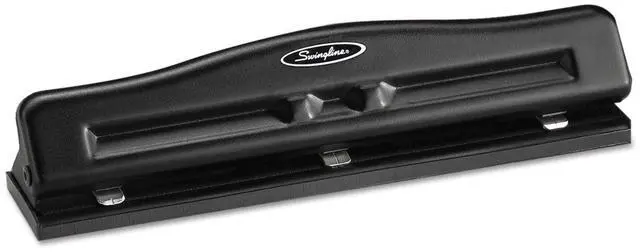 Main image of 2-3 Hole Punch, Adjustable, Commercial Hole Puncher, 11 Sheet Punch Capacity, Black (74020)