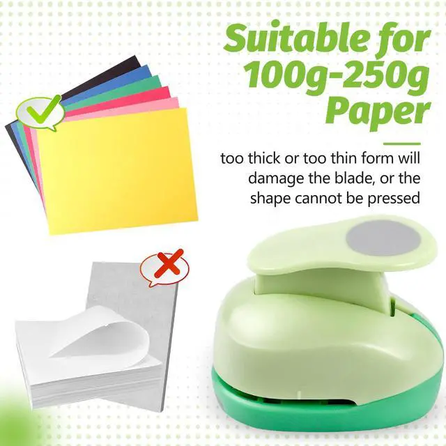 Alt view image 3 of 7 - Paper Punch, 3 Inch XL Size Circle Punch Large Hole Puncher Paper Circles Craft Puncher Handmade Paper Punches for Crafting Scrapbooking Cards Arts Fun Projects Back to School Supplies