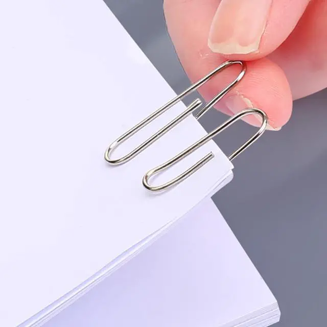 Alt view image 6 of 7 - Medium Paper Clips,Paper Clip Medium Size,700 Pcs Clips Office Supplies for Paperwork Ideal for Home, School and Teacher Supplies.