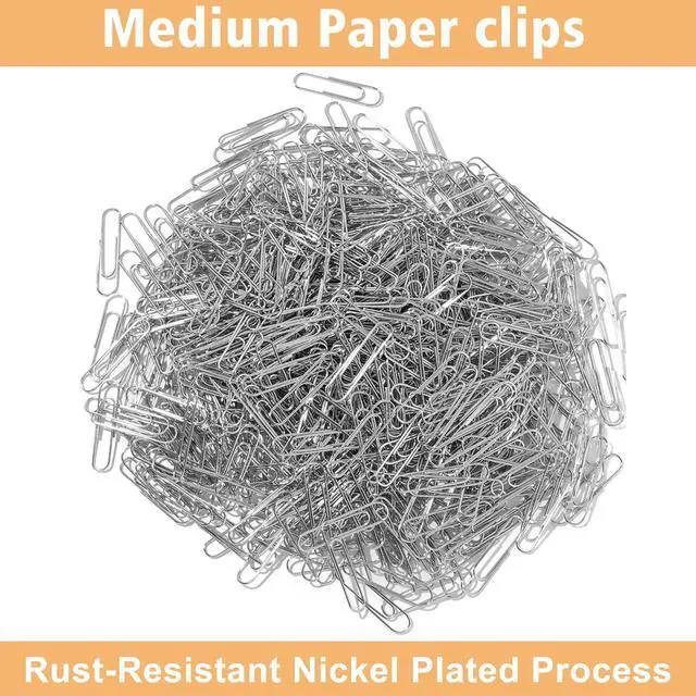 Alt view image 5 of 7 - Medium Paper Clips,Paper Clip Medium Size,700 Pcs Clips Office Supplies for Paperwork Ideal for Home, School and Teacher Supplies.