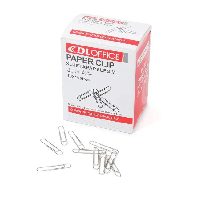 Alt view image 5 of 6 - Medium Paper Clips,1000 Pcs (10×100), Silver 1.25IN, Office & School use