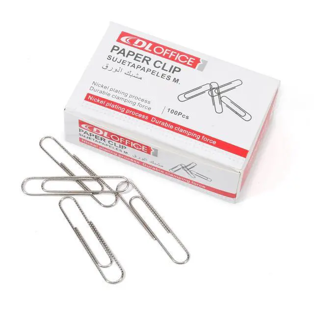 Alt view image 6 of 6 - Medium Paper Clips,1000 Pcs (10×100), Silver 1.25IN, Office & School use