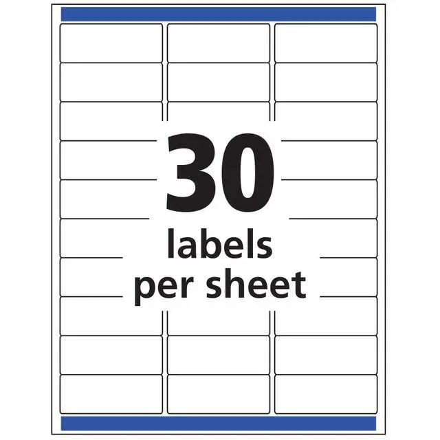 Alt view image 5 of 5 - Clear Easy Peel Address Labels for Laser Printers 1" x 2-5/8", Pack of 300 (15660)