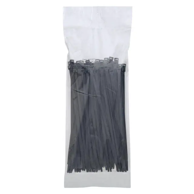 Alt view image 2 of 5 - Cable Tie CT8BK50-C, 8 in, 50 lb Tensile Strength, Black, Bag of 100
