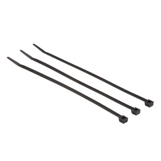 Alt view image 3 of 5 - Cable Tie CT8BK50-C, 8 in, 50 lb Tensile Strength, Black, Bag of 100