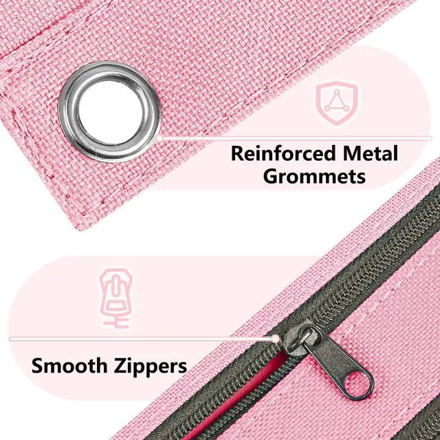 Alt view image 5 of 7 - Pencil Pouch for 3 Ring Binder, Large Zipper Pencil Pouch Bag
