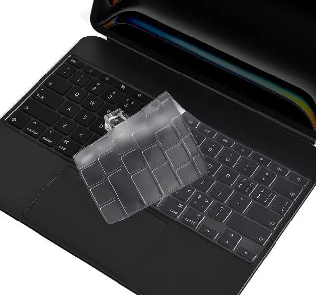 Main image of Premium Ultra Thin Keyboard Cover for Apple 13 Inch iPad Air 13 M3 M4(2026) & iPad Pro M5 M4(2025 2024) with Magic Keyboard, 13" iPad Pro Protector Skin Accessories, US Layout
