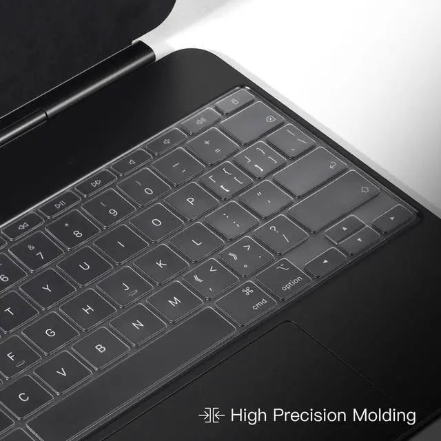 Alt view image 5 of 7 - Premium Ultra Thin Keyboard Cover for Apple 13 Inch iPad Air 13 M3 M4(2026) & iPad Pro M5 M4(2025 2024) with Magic Keyboard, 13" iPad Pro Protector Skin Accessories, US Layout