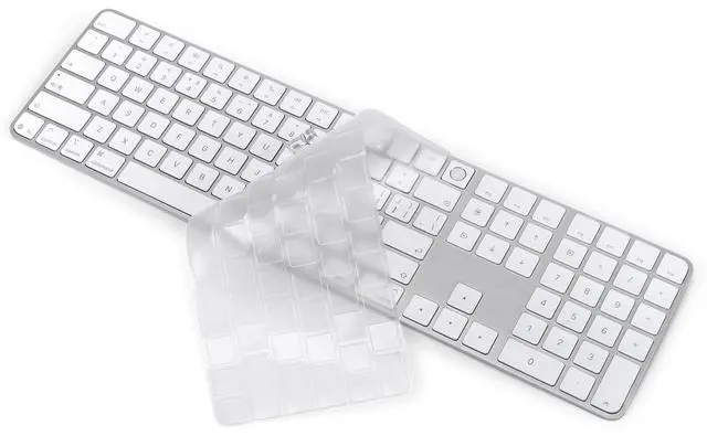 Main image of Keyboard Cover for 2024 Apple Magic Keyboard with Touch ID & Numeric Keypad Model A3119 Ultra Thin Clear TPU Protector iMac M4 Accessories