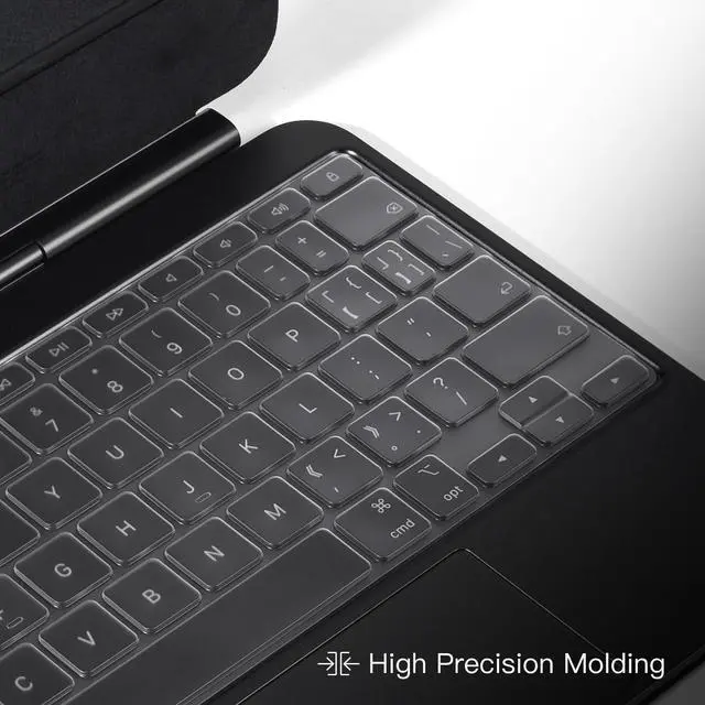 Alt view image 5 of 7 - Premium Keyboard Cover Ultra Thin for 2026 Magic Keyboard(iPad Air 11 M4 M3 & Pro 11 M5 M4), Magic Keyboard Folio(iPad A16 & iPad 10th Gen), iPad Pro 11-in Protector Skin Accessories