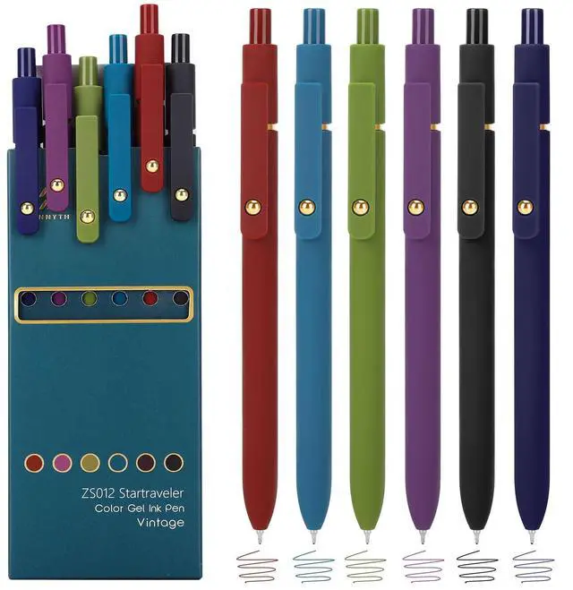 Main image of Colored Gel Pens,0.5mm Fine Point Smooth Writing Color Ink Pens