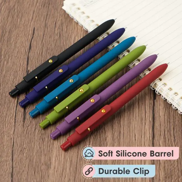 Alt view image 4 of 7 - Colored Gel Pens,0.5mm Fine Point Smooth Writing Color Ink Pens