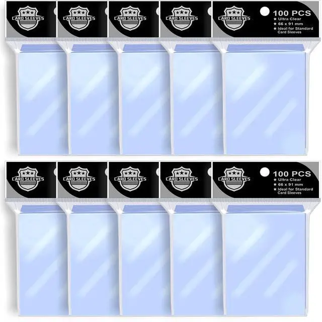 Main image of 1000PS Penny Trading Card Sleeves for Board Game,Standard Size 66 * 91mm,Hold Perfect for Baseball,Football,Magic,Yugioh Card Sleeves