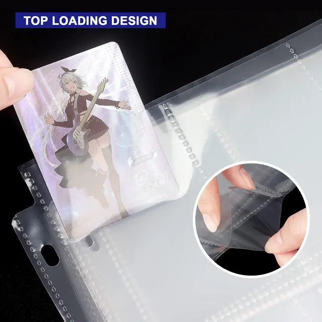Alt view image 5 of 7 - 36 Pack 9 Pocket Page Protector for 3 Ring Binder, Holds 324 Cards