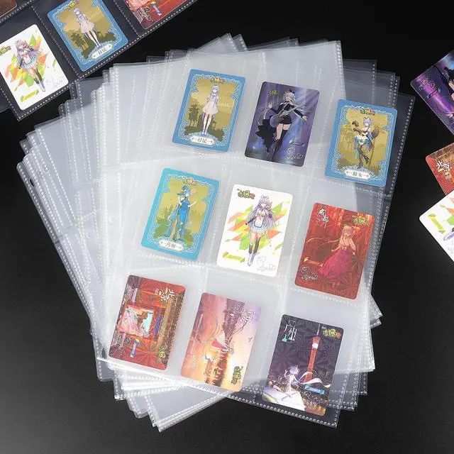 Alt view image 7 of 7 - 36 Pack 9 Pocket Page Protector for 3 Ring Binder, Holds 324 Cards