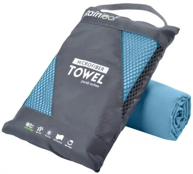 Main image of Microfiber Towel Quick Dry Camping & Travel & Gym Towel. Compact