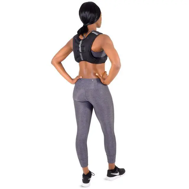 Alt view image 5 of 7 - Fit Exercise Weighted Training Vest - 10lb, Black