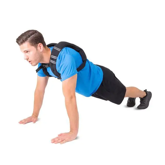 Alt view image 7 of 7 - Fit Exercise Weighted Training Vest - 10lb, Black