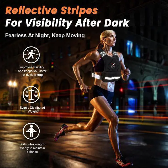 Alt view image 3 of 7 - Weighted Vest Woman, 4-10 Lb Adjustable Weight Vest for Women Men, Female Strength Training Body Vest for Walking Exercise Running Workout
