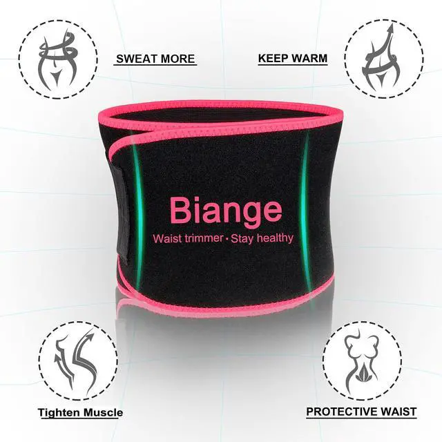 Alt view image 5 of 7 - Waist Trainer for Women Men Waist Trimmer Belly Band Stomach Wraps