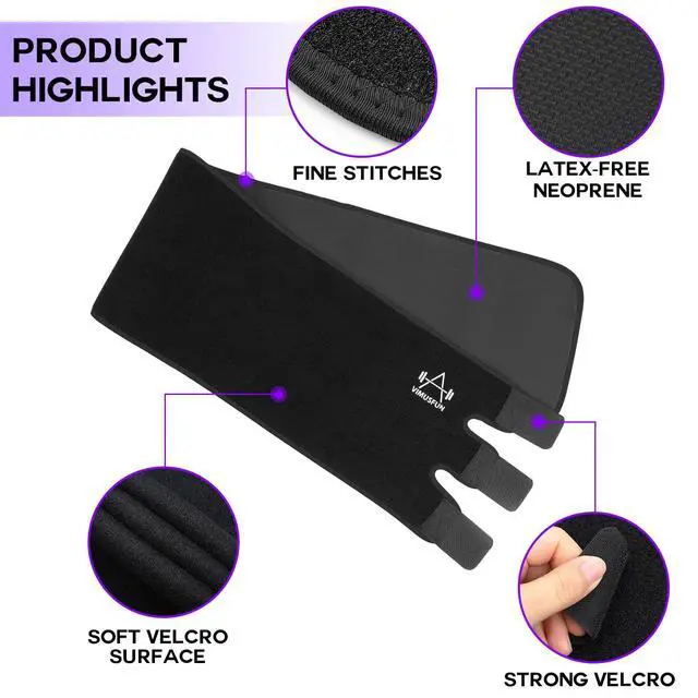 Alt view image 5 of 7 - Waist Trimmer Belt Men Sweat Band Waist Trainer For Women Lower Belly Fat Tummy Stomach Wraps Waste Trainers Low Back Support Small/Medium/Large/Plus Size Black