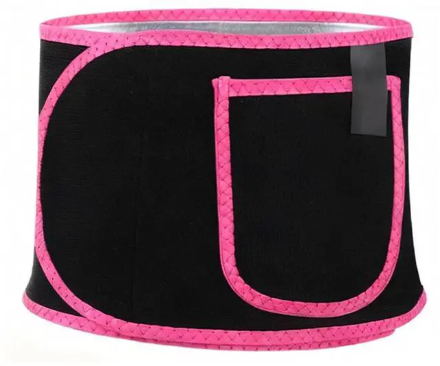 Main image of Waist Trainer for Women, Elastic Sweat Band Workout Waist Trimmer Belt, Heat Retention Slimming Stomach Wrap for Belly Fat, Easy to Clean (Red)