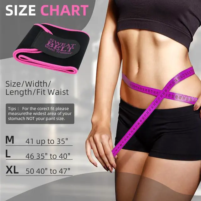 Alt view image 4 of 7 - Waist Trainer for Women Sweat Band Trimmer Exercise Belt