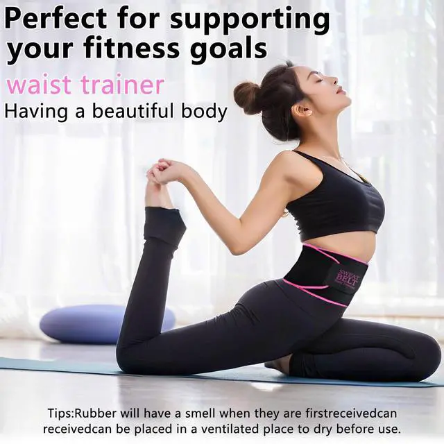 Alt view image 6 of 7 - Waist Trainer for Women Sweat Band Trimmer Exercise Belt