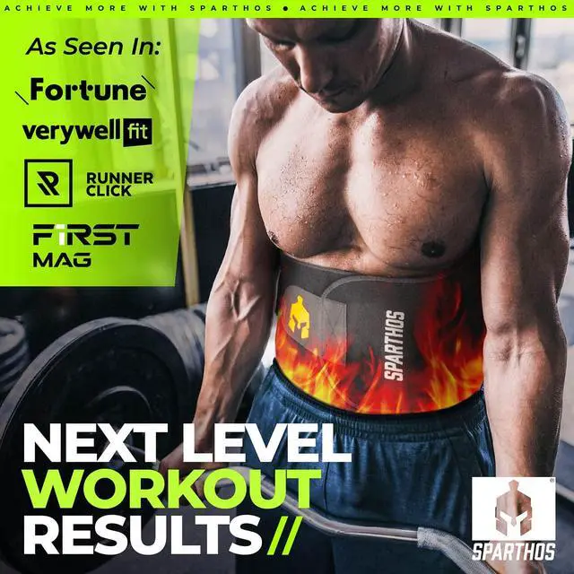 Alt view image 2 of 6 - Sweat Band Waist Trainer for Men & Women - Belly Fat Belt - XXL