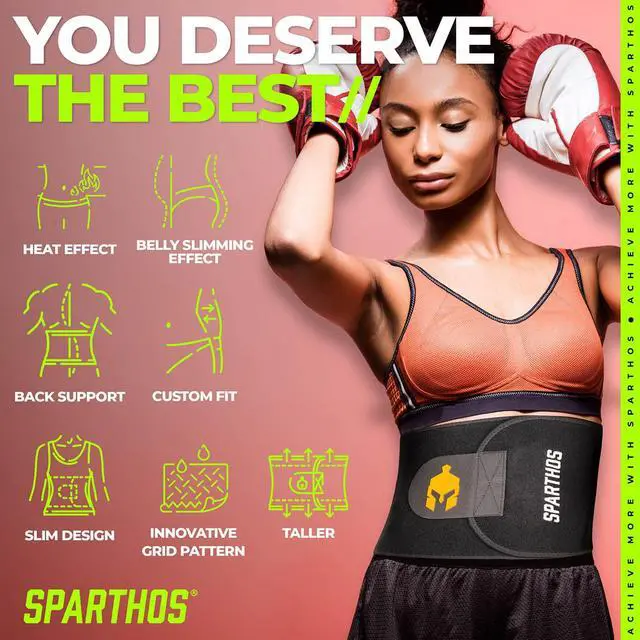 Alt view image 5 of 6 - Sweat Band Waist Trainer for Men & Women - Belly Fat Belt - XXL