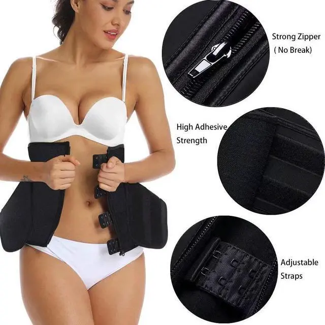 Alt view image 4 of 6 - Neoprene Sweat Waist Trainer Corset Trimmer Shaper Belt for Women