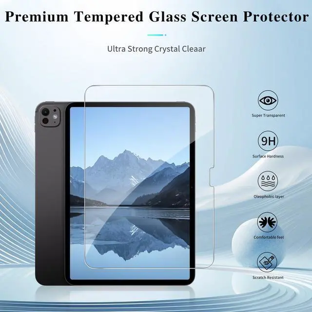 Alt view image 3 of 7 - 2 Pack Screen Protectors for iPad Pro 11" (M5/M4) (2025/2024)