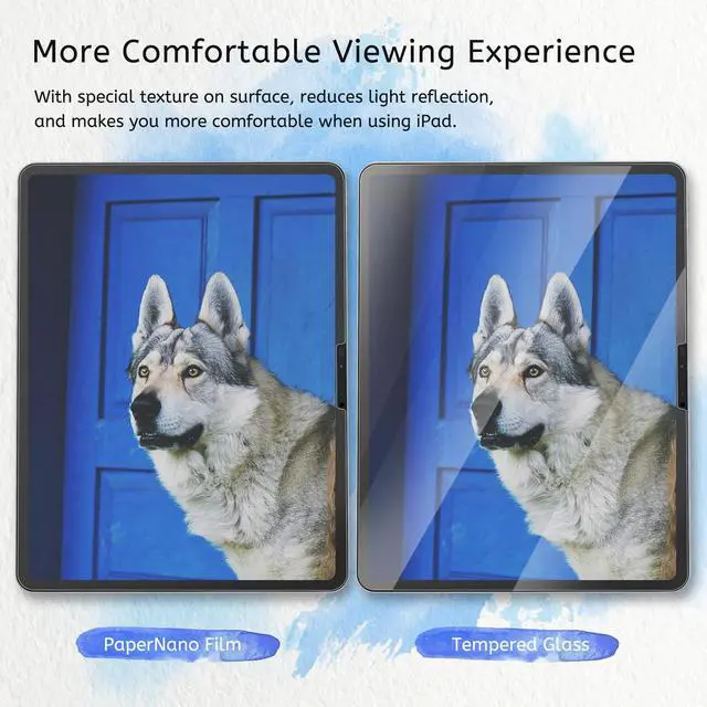 Alt view image 6 of 7 - Paperfeel Screen Protector for iPad Air 13 & iPad Pro 13