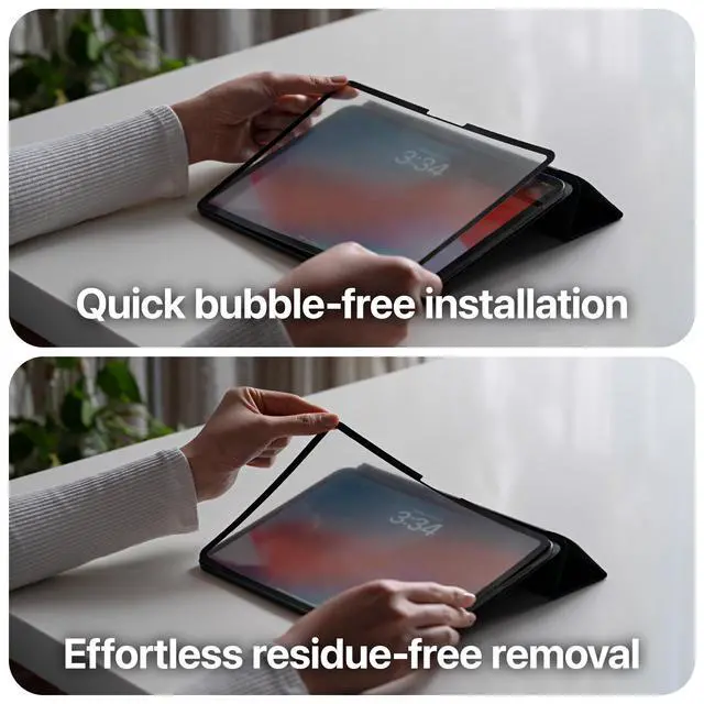 Alt view image 5 of 7 - GhostPaper Air Premium Detachable Paper Feel Writing Sketching Surface Screen Protector, Air-ttach Nano Suction Mounting, Compatible with iPad Pro 11" (2018-2022), iPad Air 10.9" (2020-2022)